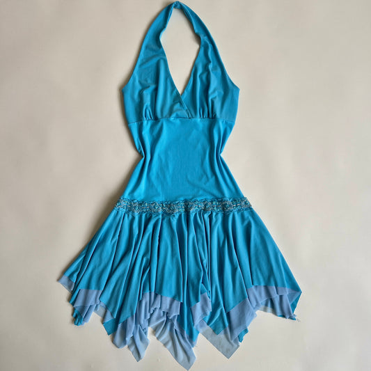 Blue fairy mini dress (S/M)